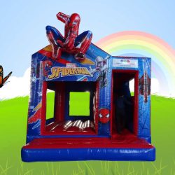 Spiderman-combi-bouncy-castle