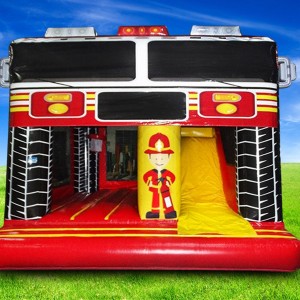 Fire Truck (004) - Alans Bouncy Castles