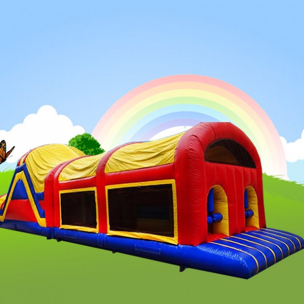 High Slide Obstacle Course (1 day and 2nd day free) - Alans Bouncy Castles