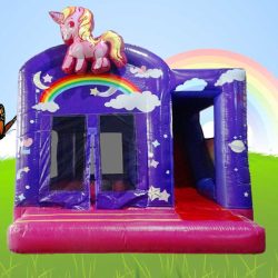 unicorn-combi bouncy castle